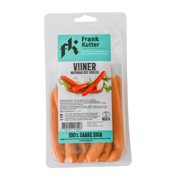 Viiner naturaalses sooles, 400 g